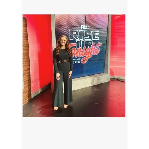 Adam Lippes Jada Flared long sleeve Jumpsuit in Green 8 Womens Dressy Catsuit - Picture 14 of 16